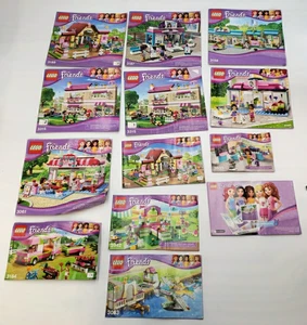 13 LEGO FRIENDS Instruction Manuals, No Lego Pieces, Sold As Pictured - Picture 1 of 16