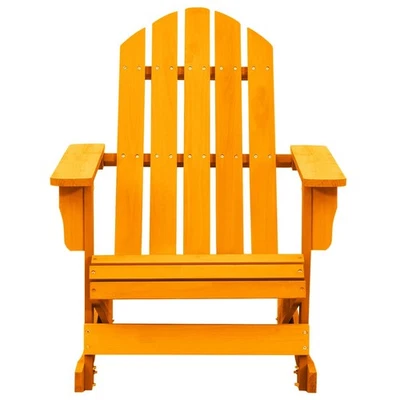 Adirondack Rocking Chair Lounge Patio Chair for Garden Solid Wood Fir vidaXL - Image 1 of 4