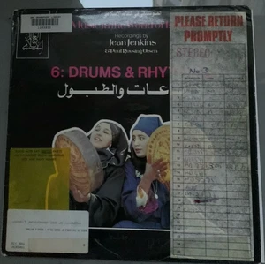 MUSIC IN THE WORLD OF ISLAM ' 6:Drums and Rhythms ' Tangent Rec TGS 136 Vinyl LP - Picture 1 of 6