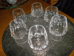 6 schwere Cognac Schwenker aus geschliffenem Bleikristall Gläser - Bild 1 von 6
