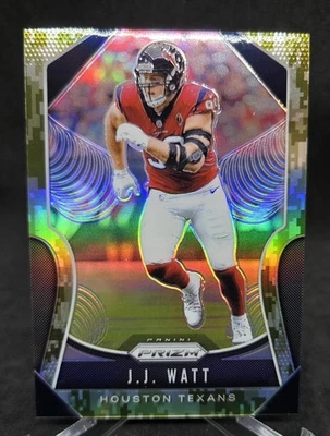 Panini Prizm JJ Watt 2019 camuflaje/25 Houston Texans SSP paralelo Foto 1 de 4