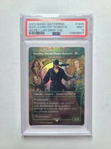 MTG Westley, Dread Pirate Roberts FOIL PSA 9 MINT Princess Bride Magic SLD #1449 - Picture 1 of 3
