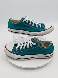 Converse Chuck Taylor All Star Low Top Teal Shoes Unisex Sz 7 Men / 9 Women - Picture 1 of 9