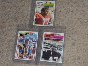 (3) 1977 Topps Stars Football Card Lot -ALZADO-HADEN RC-BLOUNT - VERY NICE CARDS - Bild 1 von 4