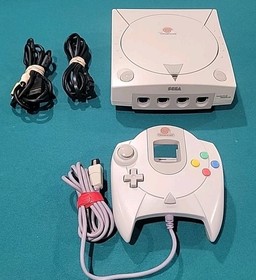 🕹Region Free Dreamcast battery, fuse & Disc drive caps replaced 🕹🔥Complete! 