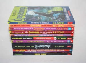 R.L. Stine Mixed Lot Of 11 Paperback Horror Suspense Books Goosebumps And Others - Picture 1 of 7