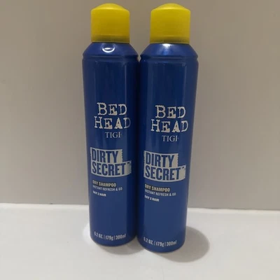 Champú seco Bed Head Dirty Secret 6,2 OZ paquete de 2 frescos PEQUEÑOS NEGOCIOS nuevo Foto 1 de 2