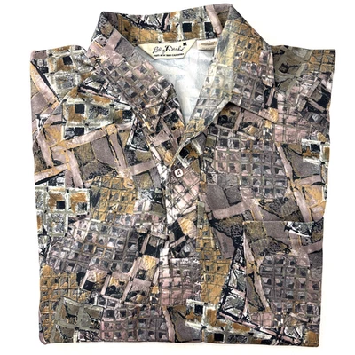 Camisa Polo Vintage Años 70 Lilly Dache Hombres Talla M Psicodélica Disco Grunge Rockabilly Foto 1 de 4