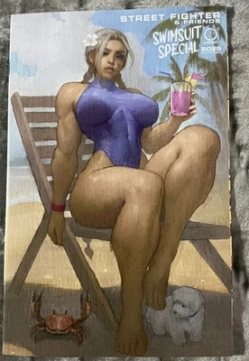 2025 STREET FIGHTER & FRIENDS SWIMSUIT SPECIAL #1 NM ICKPOT LMT 250 - Image 1 of 4