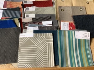 50+ Stoffmuster Quadrate Polsterart - Posten 1 - Bild 1 von 5