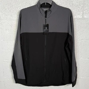 Pga Tour Men's Shield Series Colorblocked Zip-Front Golf Jacket - Caviar XL  - Picture 1 of 7