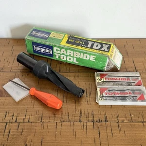 TOSHIBA TUNGALOY TDX240L072W25 TUNGDRILLTWISTED - Reversible Drill Plate + Extra - Picture 1 of 11