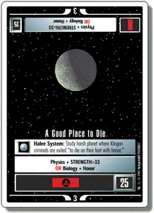 A Good Place To Die - Intro 2 Player - Star Trek CCG 1E - Imagen 1 de 6