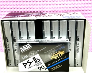 AXIA PS-IIS 90 TYPE II BOX OF 10 CASSETTE TAPES (SEALED) - Picture 1 of 7