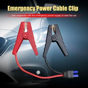 Cable de plomo de emergencia batería cocodrilo EC5 abrazadera clip salto arranque camiones C5B1 - Imagen 1 de 12