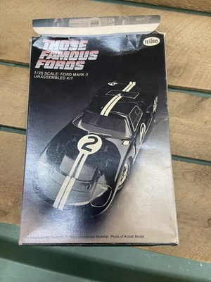 1976 TESTORS FORD MARK II "THOSE FAMOUS FORDS" MODEL KIT VTG MK II 112 - Image 1 of 4