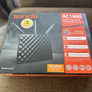Neu Tenda Wireless AC1900 Dual Band Gigabit Router AC15 - Bild 1 von 5