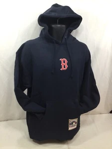 NEW Mitchell & Ness Boston Red Sox Hoodie Hooded Sweatshirt Adult Size Large - Picture 1 of 6