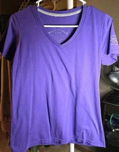 Grunt Style Women's Small V-Neck T-Shirt. Reflective Logo Arm. Tagless USA Made - Picture 1 of 5