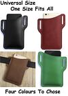 For iPhone 15 14 13 11 Plus Genuine Leather Workman Belt Loop Case Cover Pouch