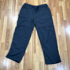 North Face Pants Size 2XL Gray Convertible Nylon Zip Off Shorts Hiking Outdoors - Picture 1 of 12