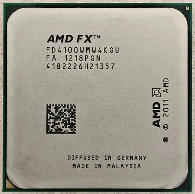 AMD FX Series FX-4100 Quad Core CPU 3.6GHz FD4100WMW4KGU Processor Socket AM3+ - Image 1 of 2