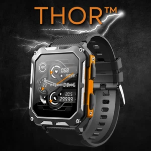 Die stabilste Smartwatch Njordgear North511 Stahlgear Thor Handwerker Uhr B-WARE - Afbeelding 1 van 24