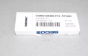Seco - CNMG432 FF2 TP1501 Grade Hartmetall Drehplatte (Stck 10) - Bild 1 von 2