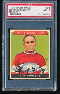 1933 Goudey Sport Kings Howie Morenz #24 PSA 7 - Bild 1 von 2