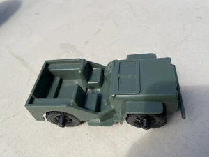Tim-Mee Toys USA, Vintage Willys Jeep, Playset Army Vehicle, Green Plastic - Picture 1 of 10