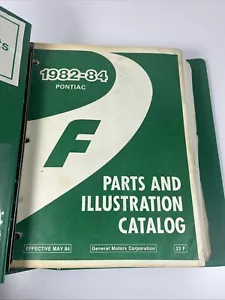 1982-1984 Pontiac Firebird Trans Am and SE Parts and Illustration Book - Picture 1 of 8