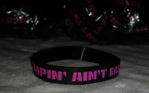 "Hempin' Ain't Easy" wrist band bracelet - Picture 1 of 3