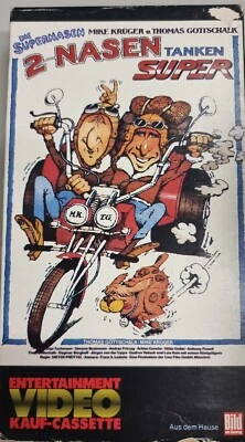 VHS 2 Nasen tanken Super (1984) Pappschuber FSK 6 Komödie mit Thomas Gottschalk - Bild 1 von 4