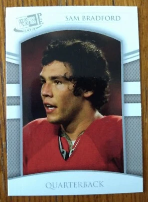 SAM BRADFORD, 2010 PRESS PASS PE #5, SOONERS - Image 1 of 2