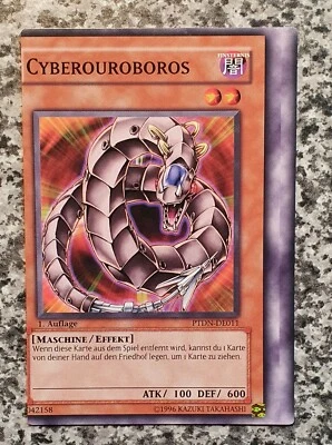 Yugioh Misprint PTDN-DE011 Cyber Ouroboros 1st Edition 2008 NM - Bild 1 von 4