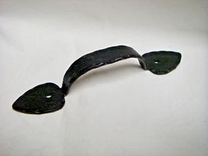 Vintage Colonial Black Hammered Drawer Pull Handle 5 1/8"L - Picture 1 of 4