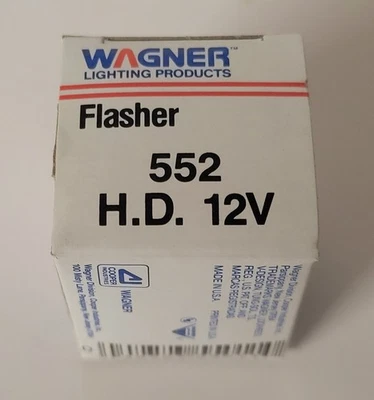 Intermitente de advertencia de peligro Wagner 552 se adapta a muchos vehículos domésticos años 60/70 hecho en EE. UU. Foto 1 de 4