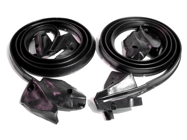 1971-1976 Pontiac Bonneville, Catalina, Grandville 2 door hardtop door seals, pr - Image 1 of 1
