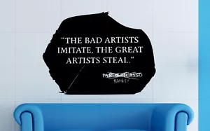 Banksy Art Masterpiece Bad Artists Wall Sticker Decal Transfer Removable Art UK - Picture 1 of 4