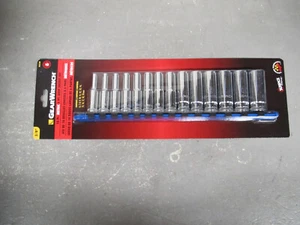GearWrench 3/8” 14 Piece Metric Deep Socket Set 80554 New Sealed - Picture 1 of 2
