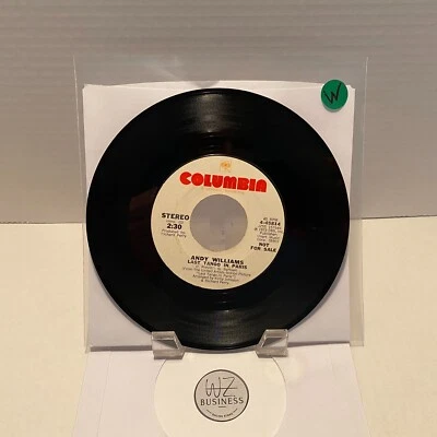 Andy Williams – Last Tango In Paris Columbia – 4-45814, Promo, Stereo, Mono, 7" - Image 1 of 2