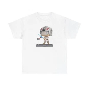 Luke Skywalker StarWars Tee, Unisex Cotton Crew, Funko T-Shirt - Heavy Cotton, - Picture 1 of 53