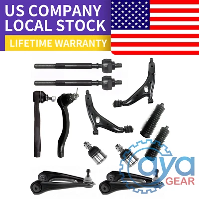 Kit de 12 brazos de control inferiores y superiores delanteros para Honda CR-V 1997 1998 1999 2000 2001 Foto 1 de 4