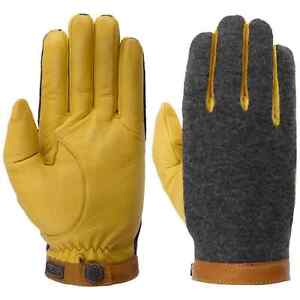 HESTRA Deerskin Wool Tricot Handschuhe Fingerhandschuhe Lederhandschuhe