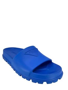 PRADA EVA Rubber Triangle Logo Slide Size 38 - Picture 1 of 5