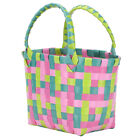 Hand Woven Picnic Basket Purse Beach Bag Canvas Tote Baskets for Women-QY