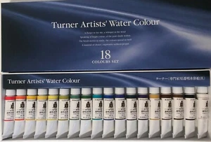 Turner Artists' Water Colour Color 5 mL tubes - 18 colors- Brand NEW - Picture 1 of 2