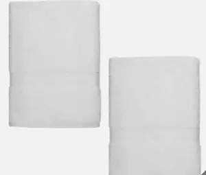 Set of 2 Extra Large Cotton Bath Towels For Bathroom Absorbent Shower Towel Bul - Picture 1 of 2