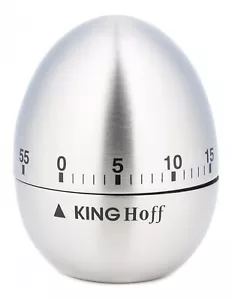 Küchentimer Eieruhr Wecker Kurzzeitmesser Teeuhr 6x6 cm Edelstahl - Bild 1 von 1