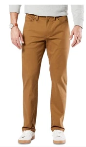Dockers Men's Jean-Cut Supreme Flex Straight Fit Pants in Dark Ginger Size 32/30 - Picture 1 of 5